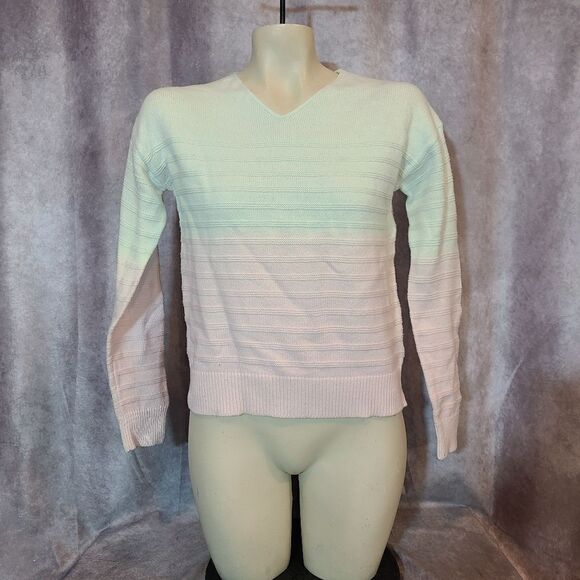 Girl's Freshman Dip Dye Sweater, Size M (8-10) - Pink - Picture 2 of 5